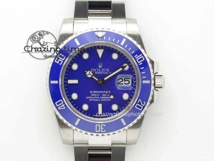 Date Edition 904L A2824 W PVD Submariner V6F Blaken 1:1 Best 0213